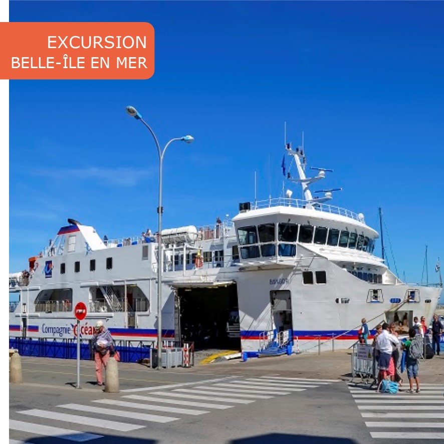 Activité Excursion à Belle-Île en Mer à proximité du camping es 7 saints à Erdeven