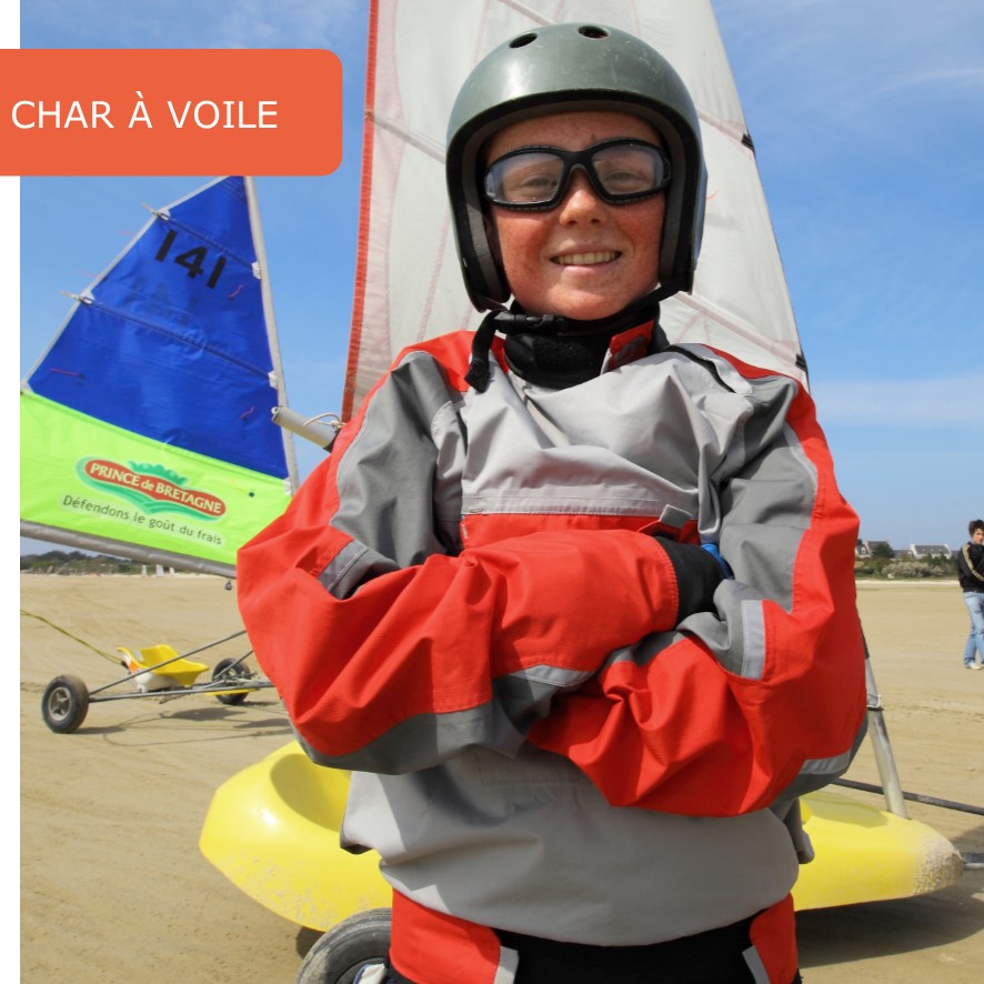 Activités char à voile à proximité du camping les 7 saints à Erdeven